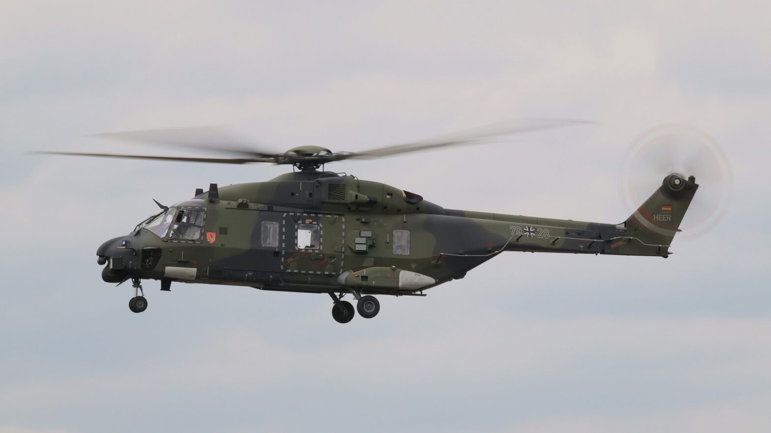 Fliegender Helicopter der Bundeswehr (Hintergrund)